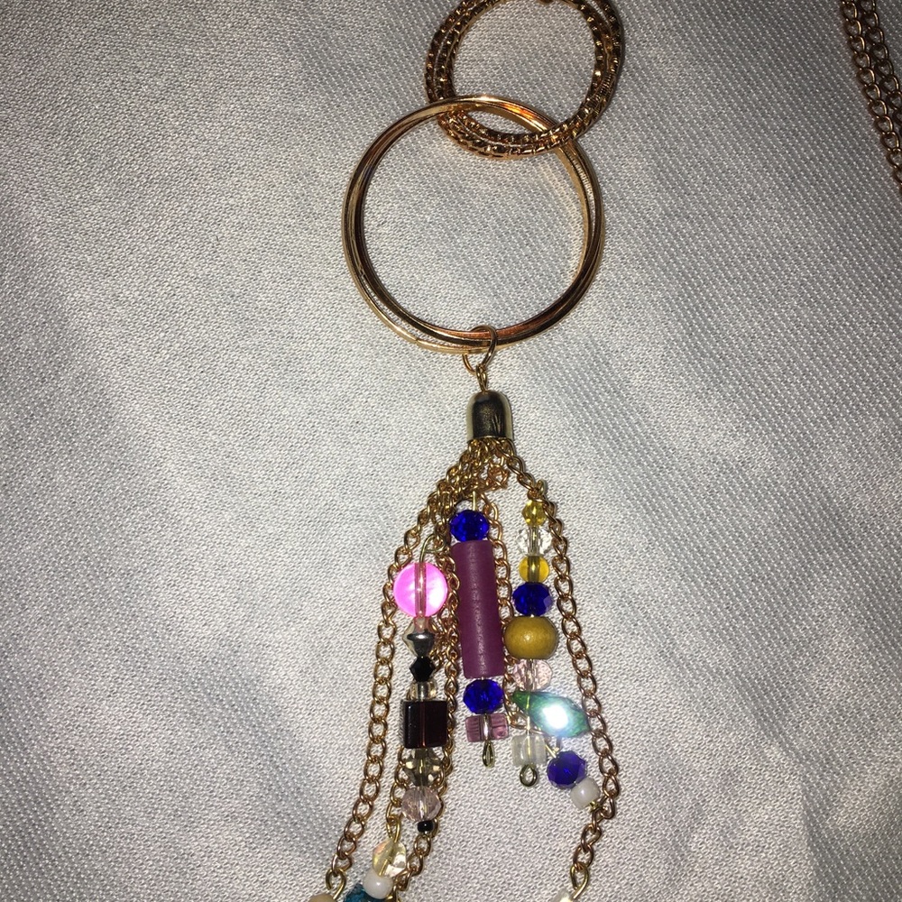 💕Shower of gems Necklace with matching earrings